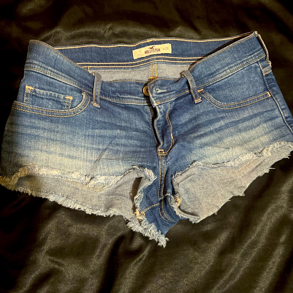 Denim shorts